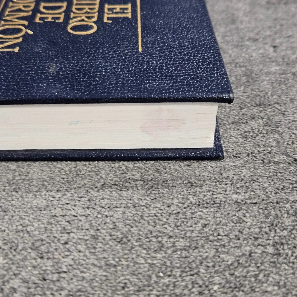 El‎ Libro de Mormon Spanish Book of Mormon 2002 Hardcover Navy Blue LDS Church